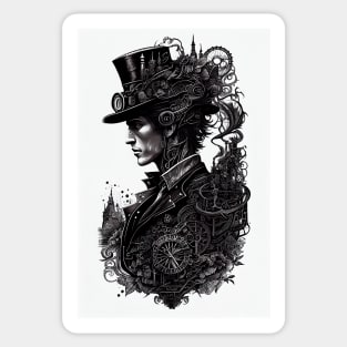 The Victorian Era Mage Sticker